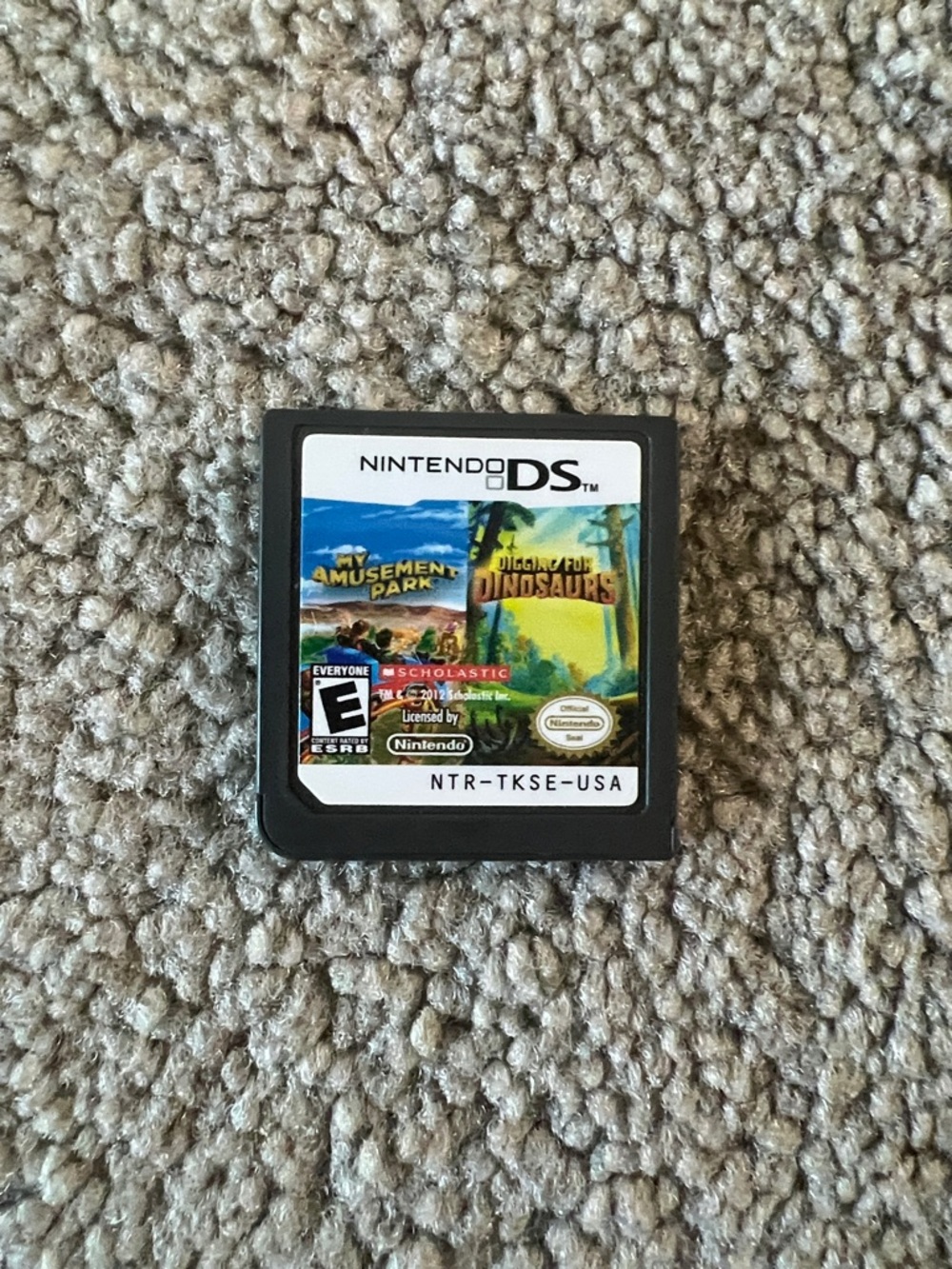 Nintendo DS My Amusement Park and digging for dinosaurs